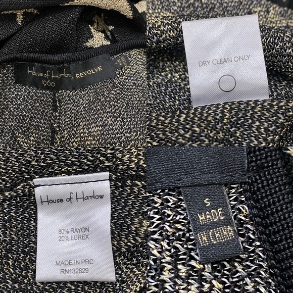 Deadstock Rare House of Harlow 1960 X REVOLVE Star Print Jerry Jumpsuit Size S - Picture 15 of 16